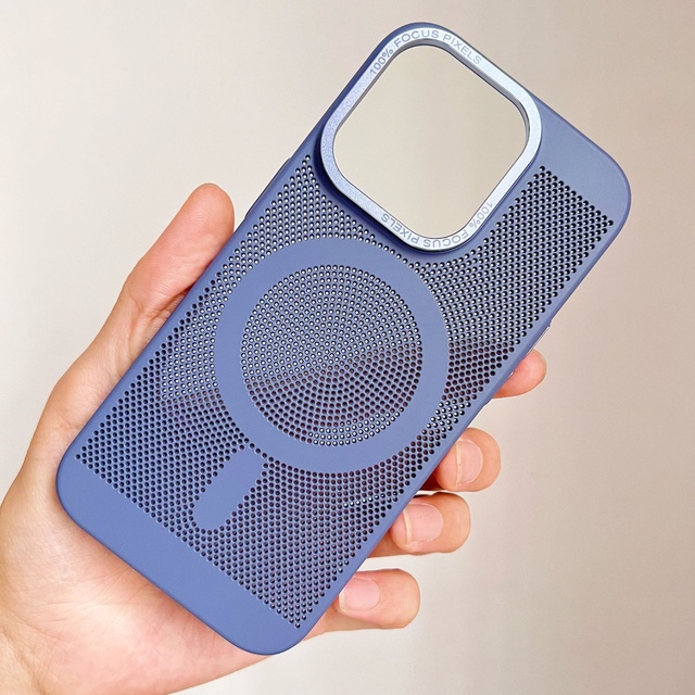 Shockproof Hard Case Magnetic Bubble Hole Phone Case for iPhone X Xs Xr 11 12 13 14 15