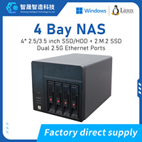 Serveur NAS 4 baies convivial avec processeur N95/N97/N100/N150 – NAS domestique pour la sauvegarde de photos / le stockage de données familiales