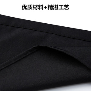 Japanese Style Canvas <b>Apron</b> Solid Color Adjustable Waist For Kitchen Restaurant Hairdresser Bakery Coffee Shop Use - Product Image 5