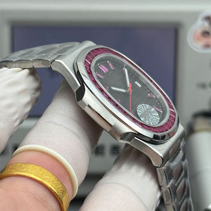 Ensemble de montres mécaniques de luxe pour hommes avec rubis, boîtier de 40 mm de diamètre, montre d'affaires ultra-fine avec mouvement automatique 324 - Product Image 4