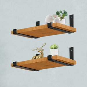 22.5x4x11 cm treo tường màu đen thép nặng Kệ khung - Product Image 1