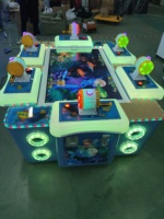 Machine de jeu de pêche à pièces pour 6 personnes Machine d'amusement de jeu d'arcade de poisson à haut profit pour FEC