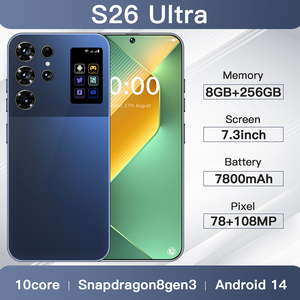 สมาร์ทโฟน S26 Ultra <span class=keywords><strong>8</strong></span>+256GB 5G ชิปประมวลผล <span class=keywords><strong>8</strong></span> Gen3 Deca Core กล้อง 108MP แบตเตอรี่ 7800mAh หน้าจอ OLED QHD 7 นิ้ว รองรับซิมคู่ ระบบปฏิบัติการ Android 14 - Product Image 5