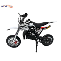 Motocicleta de Bolsillo MCG para Niños, 49cc, Eléctrica, Motor de 500W, Velocidad Máxima de 40-60km/h, Neumáticos Resistentes, Suspensión Delantera/Trasera