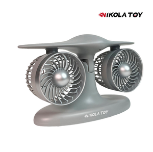 Jetfan de NIKOLATOY, Segunda <span class=keywords><strong>Generación</strong></span>, Modelo de Escritorio con Forma de Avión, Plateado, Temática de Cine y Televisión, Unisex, Embalaje Original - Product Image 3