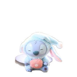 Llavero de peluche Stitch de 15 cm, muñeco de vinilo suave con forma 3D para adorno de bolso - Product Image 5
