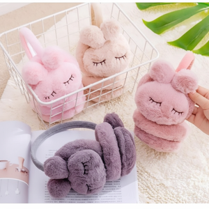 Grande vendita coniglio paraorecchie cappello invernale graziosi manicotti per la protezione dal freddo - Product Image 1