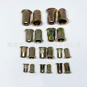 Écrous à rivets Shuangxuan M456810 en acier galvanisé, fixation automobile à tête fraisée plate - Product Image 4