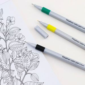 ชุดปากกาเขียนเส้นเล็ก 0.4 มม. สำหรับวาดภาพ ระบายสี เขียนตัวอักษร พร้อมโลโก้สั่งทำ - Product Image 2