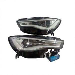 for Audi A6 Headlight Assembly C7 S6 A6L Headlight A6 Low-end Upgrade High-end Dragon <b>Ball</b> <b>LED</b> Head - Product Image 5