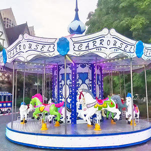 Manèges de carrousel de luxe certifiés CE manèges manège attractions jeux de manège à vendre manèges de parc d'attractions pour enfants chevaux carrousel - Product Image 5