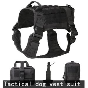 屋外防水犬ベストハーネス戦術ペット用品ビッグドッグベストラージセット<span class=keywords><strong>K9</strong></span>戦術犬ベスト - Product Image 2