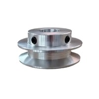 Poulie de transmission à courroie pour moteur 40mm 60mm 80mm 100mm, poulie à courroie trapézoïdale à gorge unique, type A, accessoires pour machines-outils