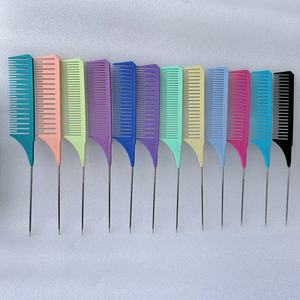 Hot bán pintail làm nổi bật lược tùy chỉnh chia tay lược với logo thép không gỉ pintail Lược - Product Image 2