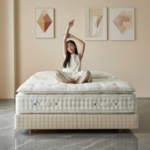 Colchón de lana hecho a mano de 20 cm de grosor, firmeza media, con resortes encapsulados, calidad de hotel, para niños - Product Image 3