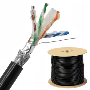 Câble réseau souterrain en PE imperméable, rembourré de gel, câble LAN, câble UTP FTP SFTP CAT5E, câble rempli d'huile Cat5e Cat6 - Product Image 6