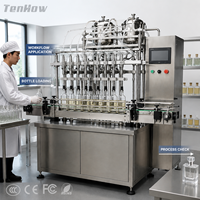 Machine de remplissage de parfum à huit têtes, machine de remplissage de liquides, petite machine de remplissage de liquides, ligne de production à double récupération