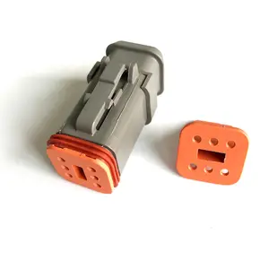 Kit de conectores automotivos, kit de 6 pinos de conectores de fio elétrico impermeável para automóveis DT06-6S-E008