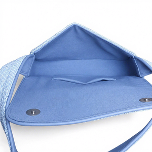 Bolso de hombro con cuentas bordadas, punto de cruz y costura, para fiestas, colores de diseño personalizado - Product Image 3