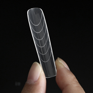 Moule d'extension double forme en plastique pour ongles, pour gel UV acrylique, pour construction rapide, outil de manucure professionnel pour salon, étiquette personnalisée - Product Image 5