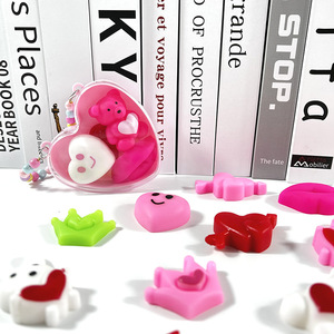 Juguete Antiestrés de Corazón de San Valentín, Bola de Mochi de Levantamiento Lento para Niños, Regalo - Product Image 6