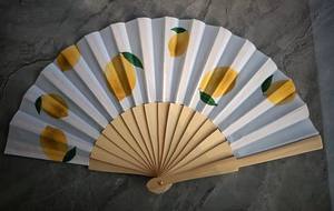 Ventagli Pieghevoli in Legno Personalizzabili Classici 23cm 16.5cm per Asporto - Product Image 4