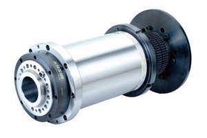 Husillo de torno A2-6 de 200 mm y 4000 rpm con transmisión por correa, con rodamientos BT30/BT40 y orificio pasante para motor, para máquinas de torneado - Product Image 1
