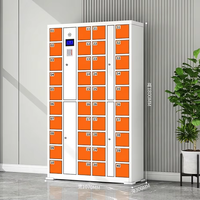 Kiosco de Carga Seguro e Inteligente para Teléfonos Celulares con Ventanas Transparentes para un Seguimiento Eficiente de los Teléfonos