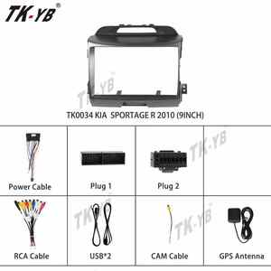 Commercio all'ingrosso della fabbrica di alta qualità telaio autoradio per auto lettore Dvd Android auto telaio <span class=keywords><strong>Kia</strong></span> <span class=keywords><strong>Sportage</strong></span> R 2010 9" - Product Image 3