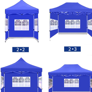 เต็นท์พับได้ขนาด 3x3 เมตร และ 3x6 เมตร พร้อมผ้าคลุมสำรอง โครงเต็นท์ กระเป๋าผ้า Oxford แบบพกพา อุปกรณ์เสริมสำหรับเต็นท์แบบพับเก็บได้ - Product Image 3