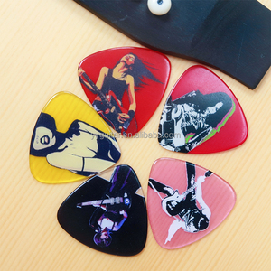 Vendite dirette di fabbrica Design personalizzato in celluloide triangolo chitarra plettri divertente Jazz chitarra elettrica Set di Pick per musica Rock - Product Image 1