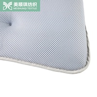 Coussin de soutien cervical pour adulte, forme cale, à ondulations, avec refroidissement électrique, personnalisable, en tissu maille aérée sandwich 3D 4D