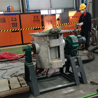 Four industriel électrique à induction pour la fusion de l'acier, du fer et des métaux, pour fonderie, capacités 100kg, 500kg, 1T, 2T, 5T, destiné à la fonderie du fer