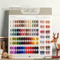 Kit de vernis à ongles en gel écologique non toxique 2025, 66 couleurs, 15 ml, avec des couleurs classiques et tendance pour salon de manucure (sans source de lumière LED)