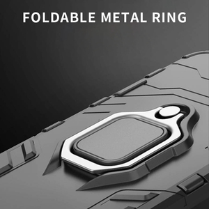 2 en 1 Anti-caída Armor Magnetic Kickstand PC TPU Cover para <span class=keywords><strong>iPhone</strong></span> 13 14 15 <span class=keywords><strong>Pro</strong></span> <span class=keywords><strong>Max</strong></span> Phone Case - Product Image 3