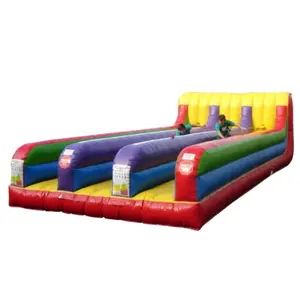 Commercia Inflatable 2 Làn Bungee Chạy Thể Thao Thách Thức Đường Băng Thư Bị Trả Lại