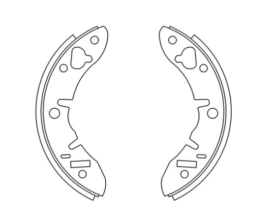 Zapata de freno de piezas de automóvil GS6028 FSB278 LS1009 para zapatas de freno AUSTIN