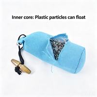Dummy de dressage flottant pour chien en toile, rempli de billes de plastique, jouet interactif de récupération pour l'entraînement en eau et sur terre