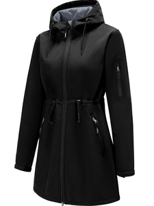 Veste Courte de Motard à Capuche avec Paillettes et Franges, Thèmes Disco & Country Dolly, Manteau Scintillant pour Femme Style Cowgirl - Product Image 1