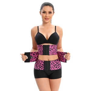 Ceinture de maintien dorsale à logo personnalisé, haute compression, pour femmes, gaine amincissante, contrôle du ventre, double ceinture, gaine sculptante pour la taille - Product Image 2