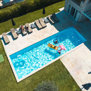 Lujo 10ft Tamaño completo Nuevo diseño Piscinas 10m Frp Acrílico Al Aire Libre Instalación rápida Piscina y spa - Product Image 6