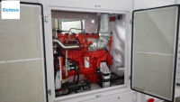   Groupe électrogène diesel silencieux triphasé Outevo 70KW-220KW pour l'exploration sur le terrain, les aéroports et les ports