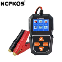 NCFKOS KW218 Testeur de batterie professionnel Testeur de batterie 6V 12V 100 à 2000CCA Cranking Charging Motorcycle