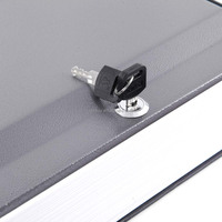 Boîte de rangement pour argent et bijoux en métal de haute qualité, dissimulée, pour la maison, disponible en 4 tailles différentes, coffre-fort en forme de livre