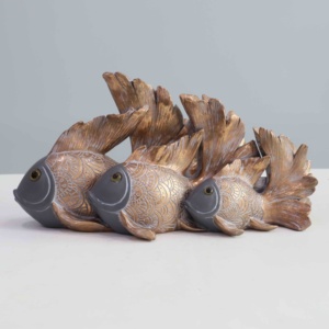 Estatua de pez de poliresina bandeja decoración temática de peces decoración del hogar pesca <span class=keywords><strong>animal</strong></span> marino - Product Image 6