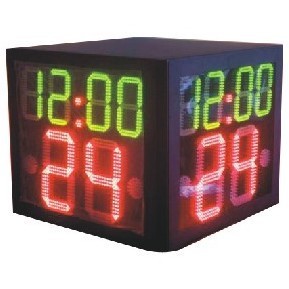 Minuterie de 24 secondes pour le basketball Jd, affichage numérique à quatre côtés, pour utilisation sur le terrain - Product Image 1