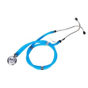 Сделано в Китае профессиональный медицинский двухсторонний стетоскоп высокого качества с двойной головкой стетоскоп со звуковой направляющей трубкой - Product Image 4