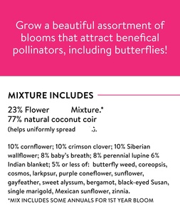 Paquete <span class=keywords><strong>de</strong></span> Semillas <span class=keywords><strong>de</strong></span> Flores Silvestres del Santuario <span class=keywords><strong>de</strong></span> <span class=keywords><strong>las</strong></span> <span class=keywords><strong>Mariposas</strong></span> Monarca, Sin OMG, Atrae <span class=keywords><strong>Mariposas</strong></span> Monarca, 3 Tipos <span class=keywords><strong>de</strong></span> Flores Silvestres para Macetas o Jardineras - Product Image 4