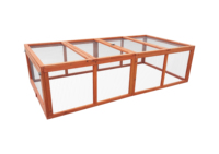 Huche de lapin en bois, huche de lapin, enclos pour petit Animal, abri d'extérieur, portes verrouillables, naturel