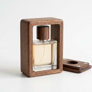 Boîte <span class=keywords><strong>de</strong></span> <span class=keywords><strong>parfum</strong></span> écologique haut <span class=keywords><strong>de</strong></span> gamme, boîte cosmétique noire personnalisée, flacon <span class=keywords><strong>de</strong></span> <span class=keywords><strong>parfum</strong></span> en verre 10ml 30ml 50ml, vaporisateur à pompe, sérigraphie - Product Image 2